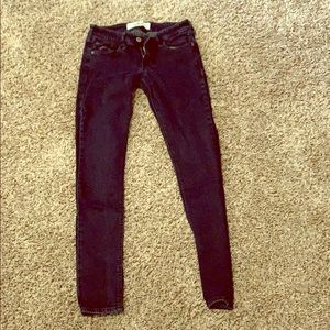 Dark blue skinny jeans